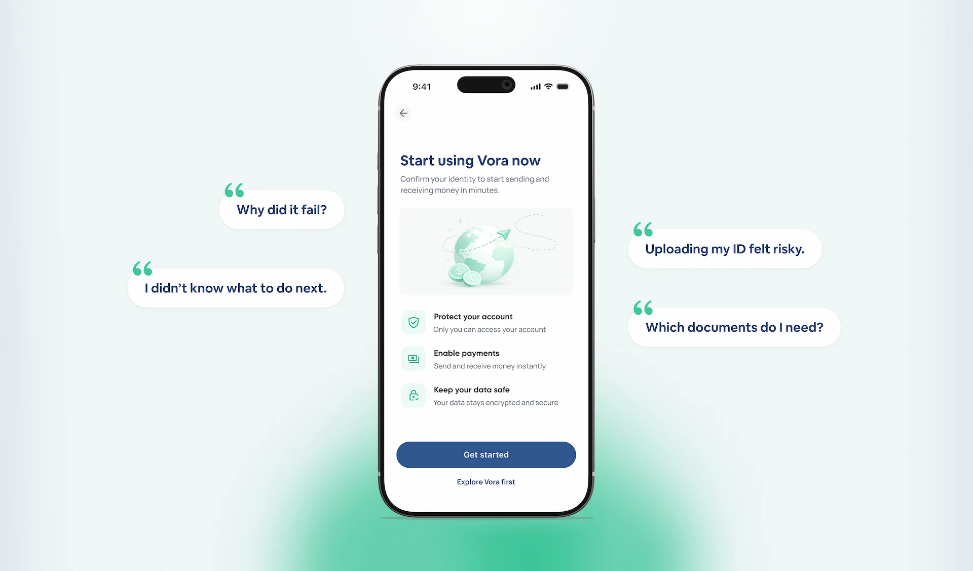 Vora insights — user concerns around verification